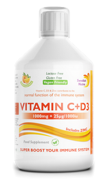 Swedish Nutra Vitamin C+D3