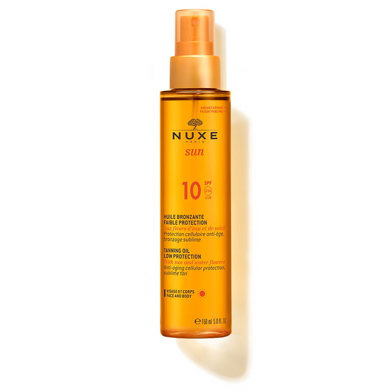 Nuxe Tanning Oil Low Protection for Face and Body SPF 10