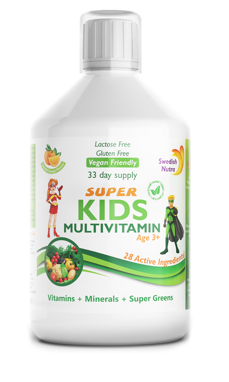 Swedish Nutra Super Kids Multivitamin